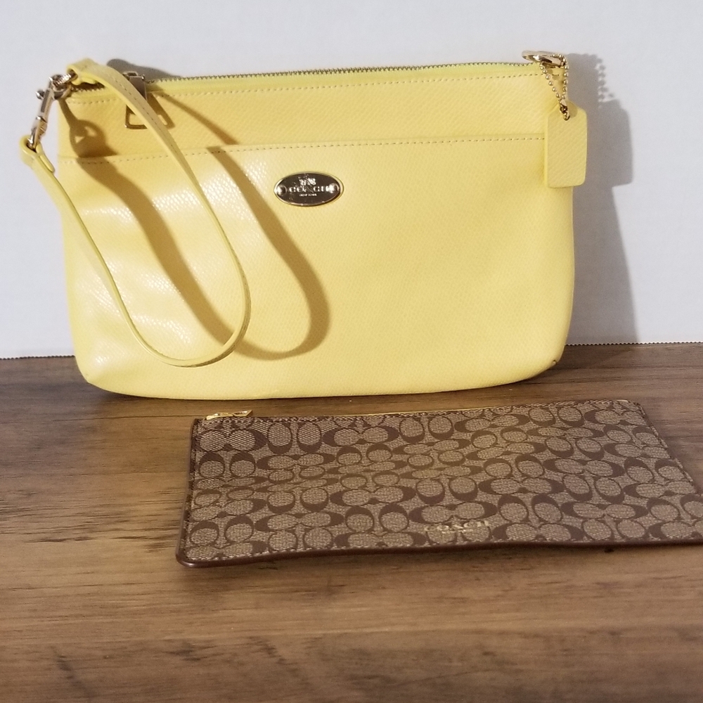Coach Yellow Crossbody Bag